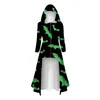 Casual Jurken Mode Dames Tops Halloween Lange Mouw Capuchon Vintage Rits Cape Losse Jurk Kostuums Voor Vrouwen Vestidos