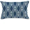 Pillow Nordic Sweet Home Dark Blue Geometric Linen Pillowcase 40 60 Decoration Sofa Cover 30 50 Lumbar