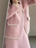 Vestidos de trabalho 2024 coreano chique escritório senhora vestido conjunto elegante branco malha jaqueta colete curto ol temperamento rosa 2 peça