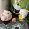 Фигурки Новые Kawaii Mitao Cat 2 Сезон Lucky Cat Дешевые Симпатичные Кошки Слепая Коробка Игрушки-сюрпризы Фигурка Мультяшная Кукла Собрать Модель Рождественский Подарок L240320