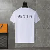 Verano París Camisetas para hombre Camiseta de diseñador Camiseta con letras flocadas de lujo Camiseta Moda clásica Verde para mujer Manga corta Camiseta de algodón casual tops