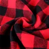 Dog Apparel Large Plaid Bandana For Dag Thick Pet Bandanas Scarf Winter Cotton Supplies Accessories Fashion