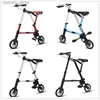 Bikes Ride-Ons WOLFACE 8/10 Inch Adult Mobility Scooter Foldab Bicyc Mini Inflatab Wheel Bicyc Multifunctional Bicyc With Support g L240319