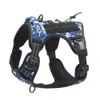 Pet Tactical Chest Back Towing German Animal Husbandry Metal Chain Large and Medium Dog Rope Explosion Proof Strap