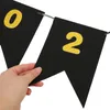 Party Decoration Garland 2024 Graduation Banner Bakgrundsdekor PO PRAP FALT BANNERS