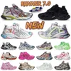 Chaussures de créateurs Track 7.0 Runners Casual ShoeTriple S 7.0 Runner Sneaker Pistes les plus chaudes 7 Tess Gomma Paris Speed Platform Mode Sports de plein air