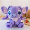 Jouets en peluche Angie violets mignons, jeu pour enfants, compagnon de jeu, cadeau de vacances, poupée, prix de machine, vente en gros