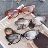 Sunglasses Sunglasses Retro Oval Frame Glasses Women Girl Simple Cute Black Reading Daily Dating Exquisite Fashion Jewelry Accessories Y240320