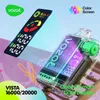 Partihandel engångs Evap Vozol Vista 20000 Puffs Mini Ecigs Mod Bar Dual Mesh Coil 6-nivå Wattage Control Smart Screen Display Uppladdningsbar 2% 5% Nikotin