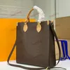 24SS Mini sac à provisions vertical pour femmes à la mode Sac à musique en cuir de vachette design m69442 petit sac plat sac à main épaule bandoulière sac à main