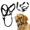 Colliers pour chiens réglables Anti-aboiement, muselière sans traction, licou, harnais de tête