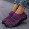 Casual Shoes Damskie Sneakers Fashion 2024 Wygodne oddychające kobiety poślizgają się na skarpetkach