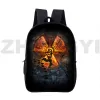 Сумки мода 3D -печать аниме -молния Zipper Game Stalker 2 Shadow of Gun Bag Cartoon S.T.A.L.K.E.R.2 рюкзака 16 -дюймовые школьные сумки подростки