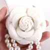 Brooches Girl Gift Tassel Corsage Camellia Flower Fabric Fashion Jewelry Pin Shirt Collar Accessories Woman Brooch Korean Style