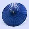 Ombrelli 84CM Cinese Giappone Ombrello di carta oleata per le donne Sole bianco artigianale Uv Cosplay manico lungo resistente al vento Paraguas