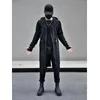 Men's Jackets Dark Goth Over The Knee Long Coat Yamamoto Hoodie Men And Women Trench Wizard Cape Robe