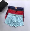 Mutande firmate 3 pezzi / lotto Intimo uomo Designer Boxer Pantaloncini in cotone organico Modale Sexy Gay Boxer maschili Traspirante Nuova maglia Uomo Taglia L-4XL 4AMB