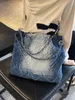 Mirror Quality designers bag Head layer cowhide women's bag 2024 new high-end 22bag garbage shopping bag small fragrant diamond grid underarm bag 10a