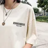 Letnie koszule dla mężczyzn projektant Essentialsweatshirts Designer T Shirt Men Kobiet Top Quality Tees High Street Hip Hop View koszulki polo T-shirt 1031