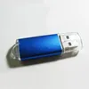 Party Favor 100 Pieces No Logo Color Aluminium Oval USB Case Shell De är lämpliga för General PCBA Board Metal Det är Memory Chip