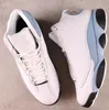 With box 13 Blue Grey Men basketball shoes mens 13s White/Yellow Ochre-Blue Grey-Black Outdoor sports sneakers 414571-170 size US 7-13