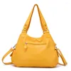 Totes Summer Fashion Trend Ladies Handbag European One-shoulder Bag Pu Slant Fold Bags For Women 2024 Sequined Ruched