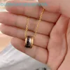 Jewelry Designer Brand Necklaces Four Ring Color Separation and Fortune Changing Treasure Light Fashion Pendant Ceramic Couple Collarbone Chain