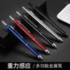 Luxury Writing Pencil Söta pennor 0,5 mm NIB Metal Ballpoint Pen Högkvalitativ Office School Stationery Multicolor Gel Ink