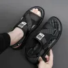 Sandaler 2022 Ny lyxig herr Air Cushion Sandaler Summer Lätt nonslip Wear Men's Shoes Outdoor Beach Sandaler Men Casual Shoe