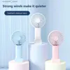 Electric Fans Mini portable fan handheld USB charging fan 3-speed adjustable air coolerY240323