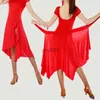 Kjolar skorts latin danskjol för kvinnor svart lila röd färg professionell dans kjol vuxen billig scen rumba qia latin kjol 240319