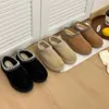 2024 Hot Man Women Tasman Slipper Snow Boots Sheepesk Sheep She Seaptin Plush Att Warm Boots with Card Guperbag Slippers Gifts Beautiful 002