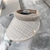 Parelvizieren Dames Designer Verstelbare hoeden Strand Reizen Damespetten Casual zonbeschermingshoeden