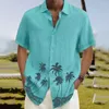 Camisas casuais masculinas diariamente camiseta streetwear 3d blusa de verão versátil botão cardigan clássico confortável elegante universal