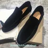 LP Koppelsschoenen Zomerwandeling Charms verfraaide suède loafers Mocassins Echt leer casual slip-on flats Heren Luxe Designer Kledingschoenen fabrieksschoeisel