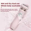 إزالة الشعر غير مؤلم epilator USB القابلة لإعادة الشحن نساء المرأة شاقة الجسد الوجه الساق الإبط بيكيني اليد العانة مزيل 240305