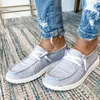 Casual Schoenen Dames Canvas Lace Up Sneakers Dames Loafers Zacht Ademend Effen Vrouwelijke Platte Plus Size