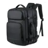 Schultaschen Herren Rucksack 17,3 Zoll Laptop Große Kapazität Wasserdicht Erweiterbar Männlicher Geschäftsreiserucksack