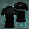 T-shirts pour hommes Petronas et F1 Hommes et femmes Impression décontractée 3D T-shirt de compétition à manches courtes Vêtements de qualité Vêtements de qualité Big Disco