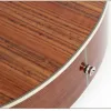 Guitar Guitar All Walnut Acoustic Electric SteelString 40 41 Inches Guitarra 6 Strings Folk Pop Cutaway Wood Color Guitars Pickup