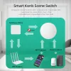 CONTRÔLER AUBESS Zigbee Button Scene Strott MultiScène Linkage Smart Switch Batterred Works With Tuya Smart Life Zigbee Appareils