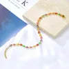 Anklets lucusteel boho 여자를위한 화려한 꽃 발목 데이지 스테인리스 스틸 해변 체인에 다리 방수 보석