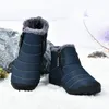 الرجال المشي 536 أحذية الثلج أحذية الشتاء البالغ البالغ مسطح مضاد للماء مضاد للزلاجة متينة التزلج على الجليد 2024 700 784