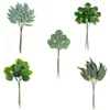 Fleurs décoratives feuilles de plantes artificielles simulées feuille d'eucalyptus pour décor de fête à la maison bricolage fausses plantes de Simulation de fée verte
