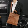 Genuine Leather Briefcases for Men Luxury Handbags Laptop Briefcase Bags Office Bussiness Computer Bag Designes Boys handbag purses