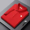 T-shirt polo da uomo di marca francese di lusso, moda estiva, traspirante, a maniche corte, con risvolto, top casual