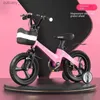 Bikes Ride-Ons WOLFACE 2022 Childrens Bicyc 2-4-6-7 Years Old Baby Bicyc 5 Years Old Children Light Bicyc Magnesium Alloy Childrens Car L240319