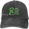 Ball Caps Her Fight Is My Multiple Sclerosis Awareness Cap Adult Adjustable Classic Washed Casquette Denim Hat For Outdoor