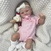 17 inch geschilderde herboren babypop Elijah levensechte geboren pop handgemaakt geschilderd haar 3D huidskleur zichtbare aderen cadeau voor meisjes 240308