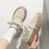 Casual Shoes Japanese Canvas Women's 2024 Spring Big Head Bread Enkelt och höga mångsidiga kvinnliga sneakers Kvinnor